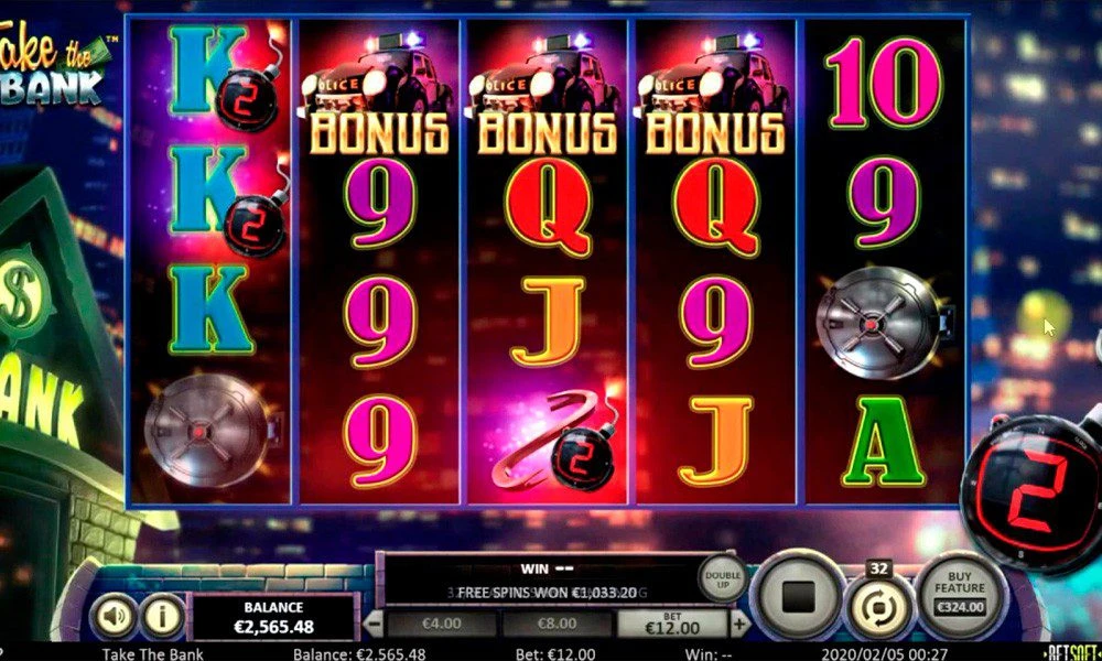 Take The Bank от Betsoft 1 Take The Bank от Betsoft