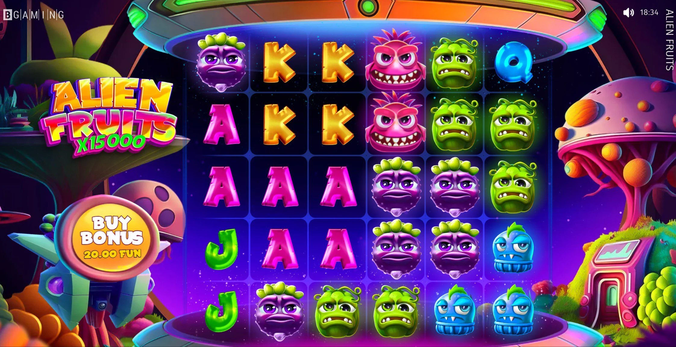 Alien Fruits (Чужие Фрукты) от BGaming 2 Alien Fruits (Чужие Фрукты) от BGaming