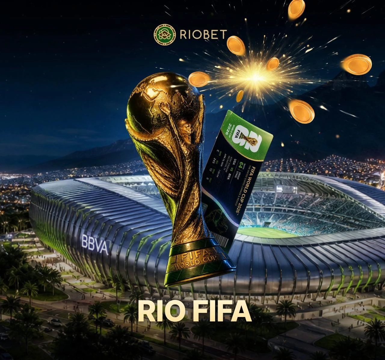 RIO FIFA 2026 — бонусы и турниры к Чемпионату мира