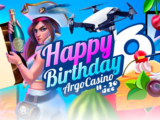 Призы к шестилетию от Argo Casino на 1 000 000 рублей!