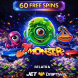 Бонус 60 фриспинов в J.Monsters | JET