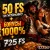 50 фриспинов + 1000% + 725 FS в YohoSlot Casino